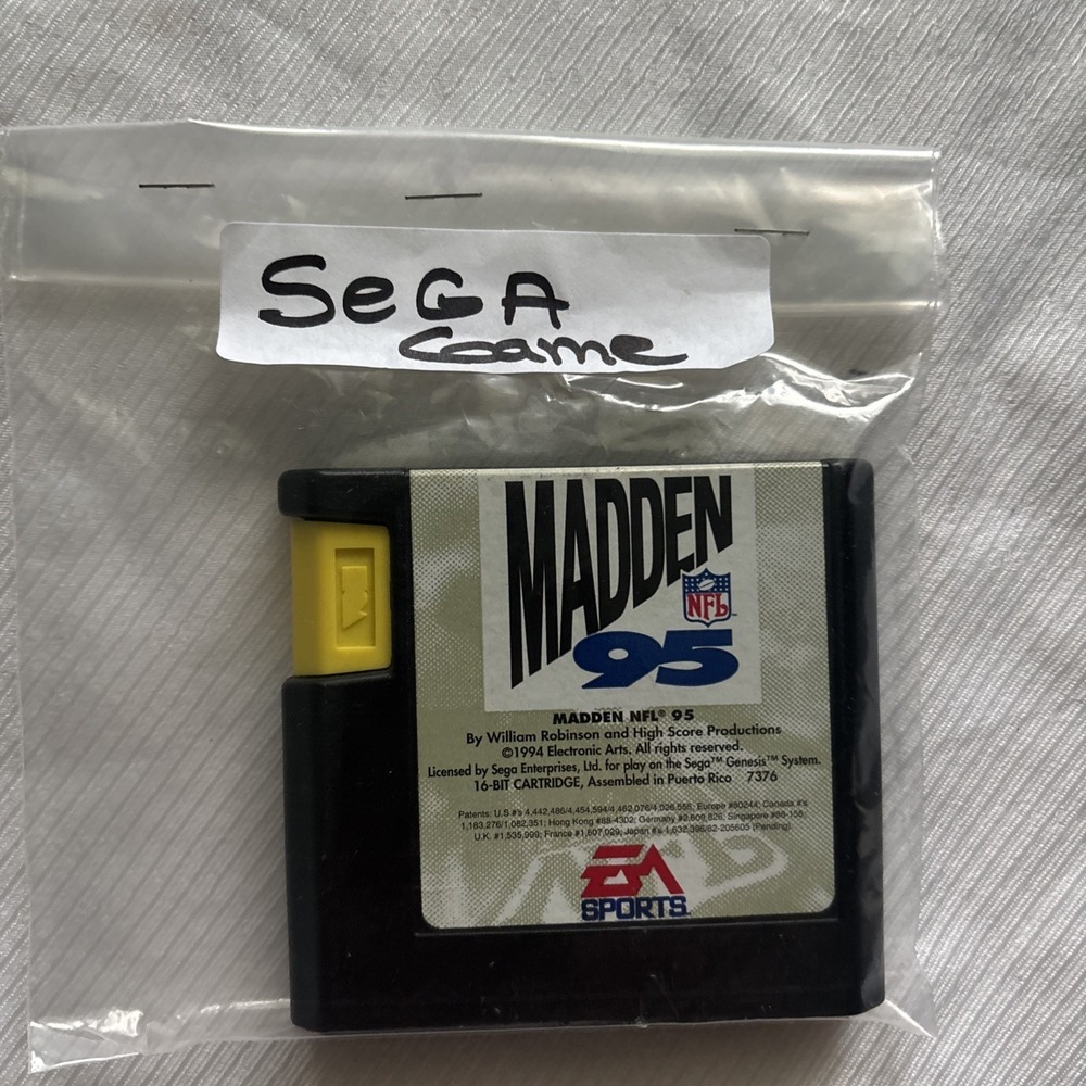 Vintage Sega Genesis Sports Game - Picture 1 of 3